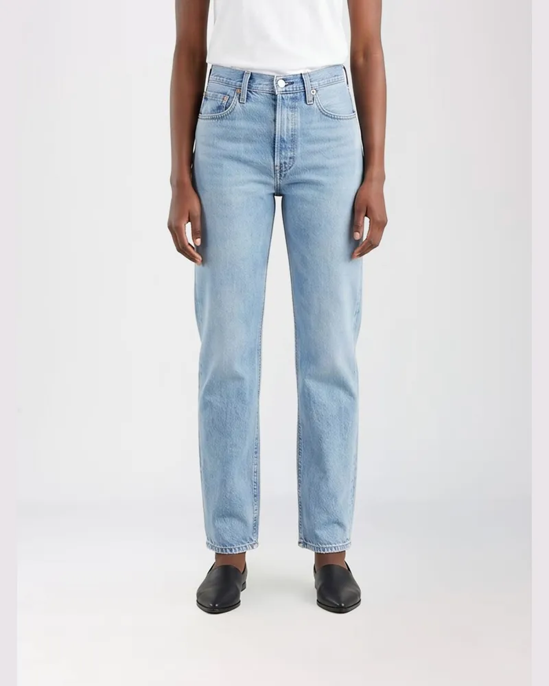 Levi's 501® Distressed-Denim-Jeans Blau