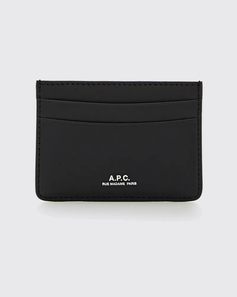 A.P.C. Portemonnaie herren Schwarz