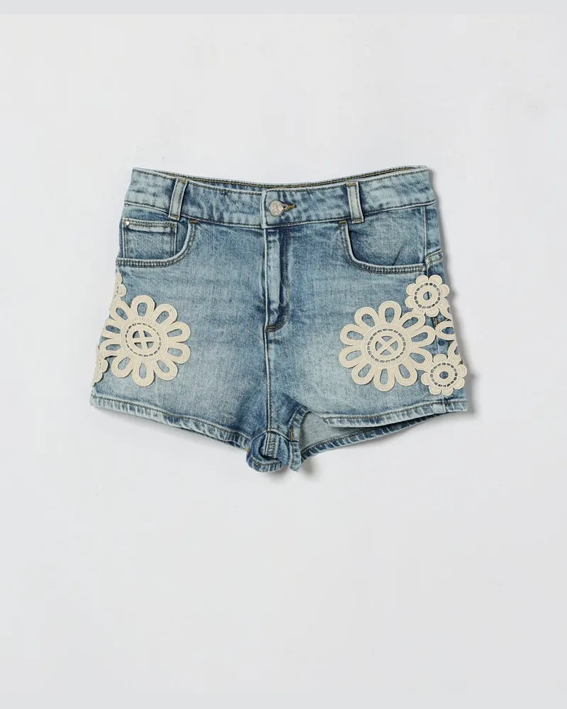 Liu Jo Denim-Shorts mit Applikationen Denim