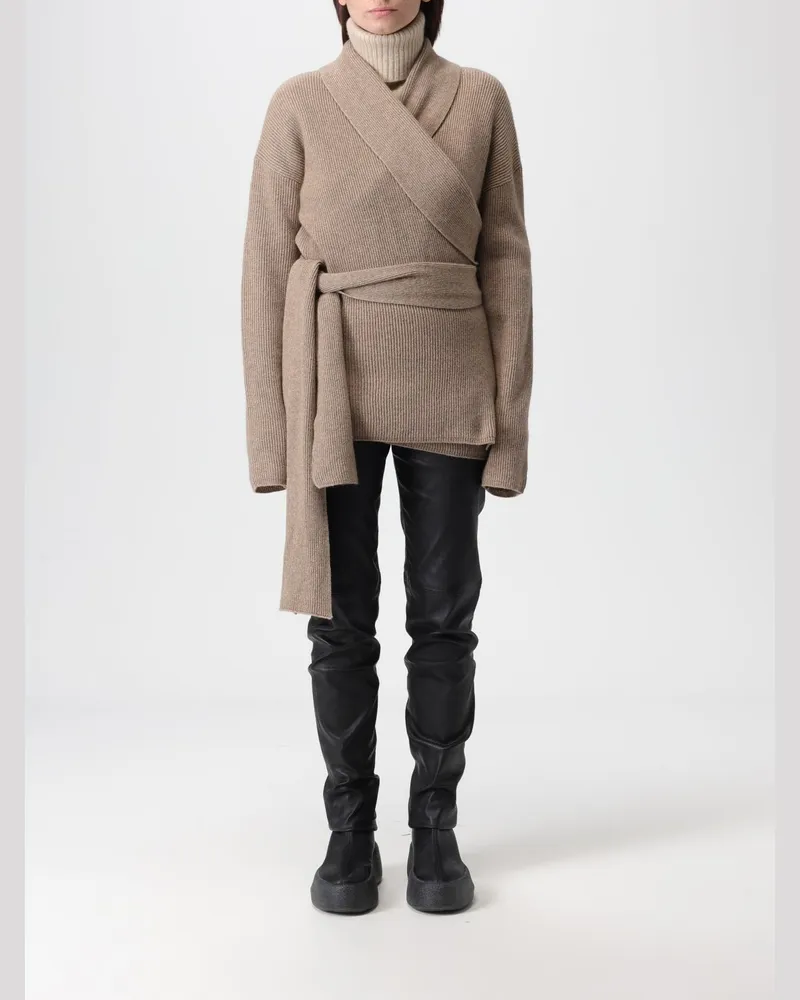 Uma Wang Strickjacke damen Beige