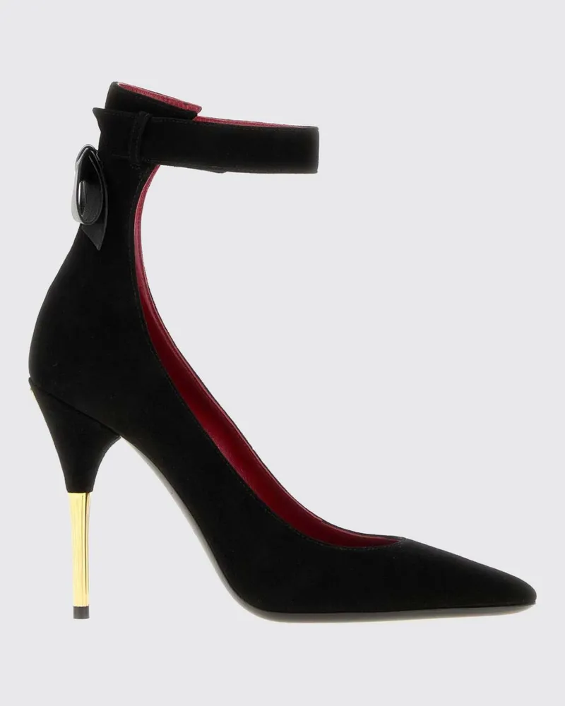 Valentino Garavani Fatale High-Heel-Pumps aus Veloursleder mit VLogo-Schleife Schwarz