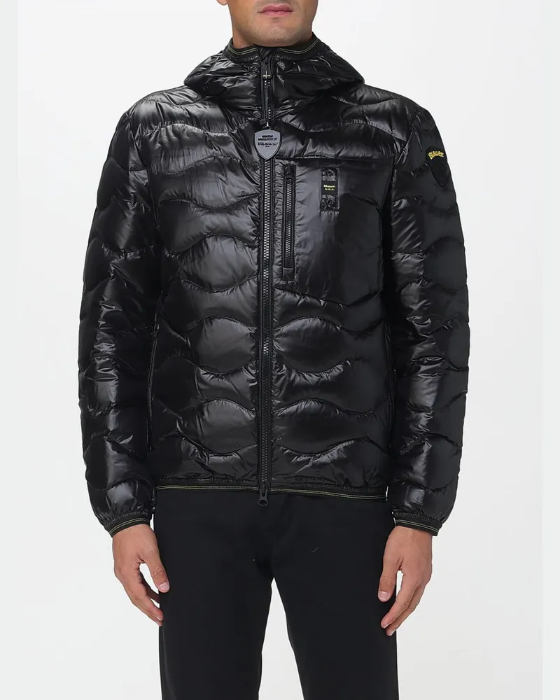 Blauer Jacke herren Schwarz