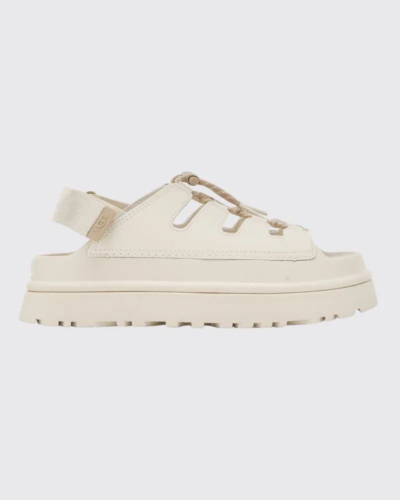 UGG GoldenGlow Toggle Sandale aus Leder und EVA Weiß