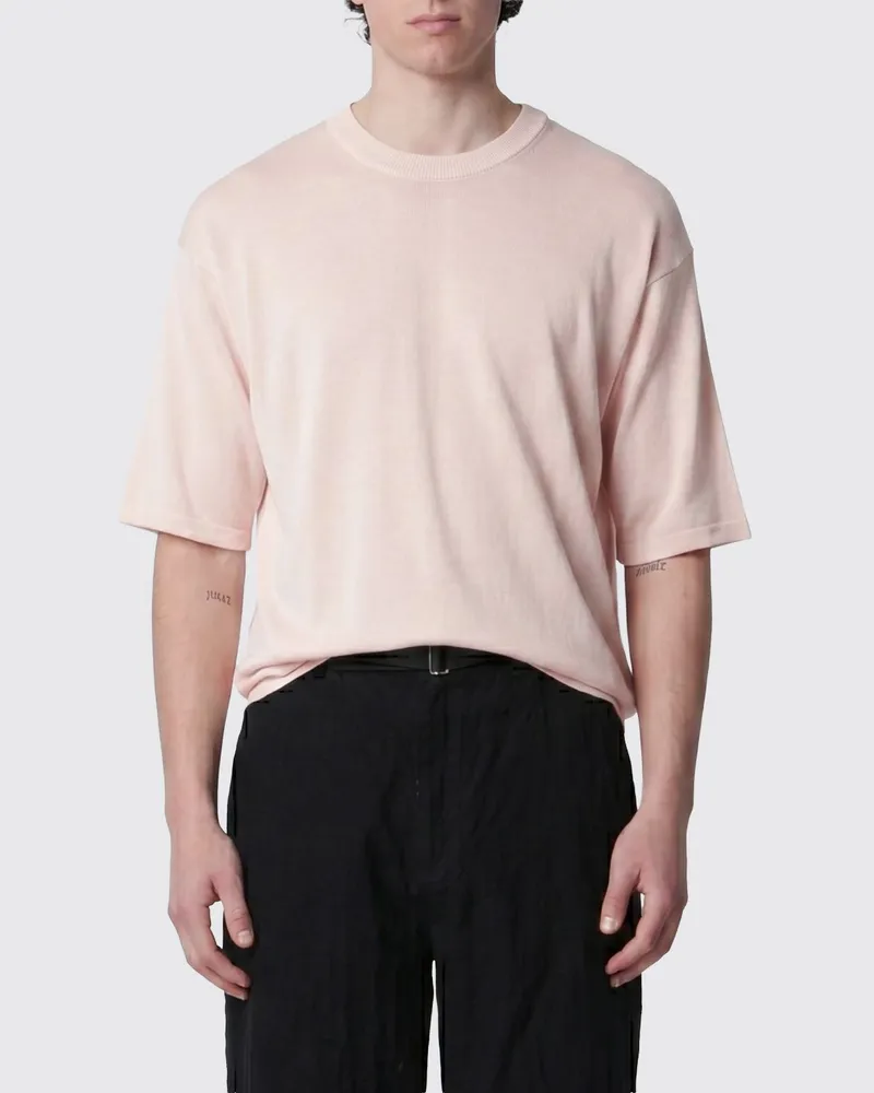 Roberto Collina Baumwoll-T-Shirt Pink