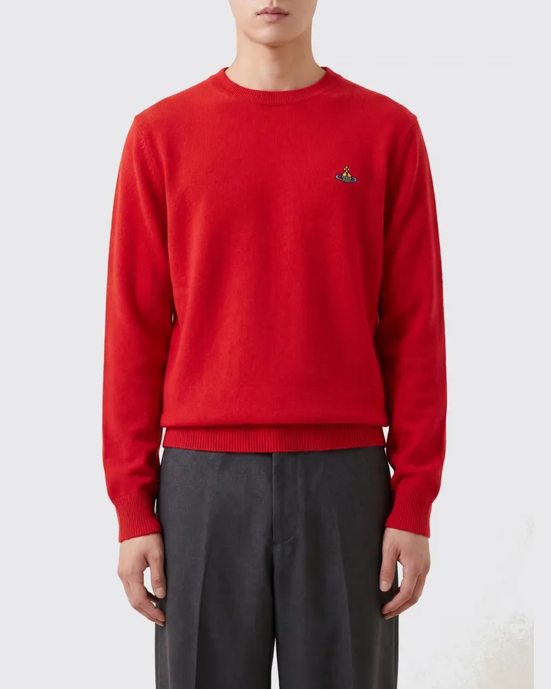 Vivienne Westwood Pullover aus Merinowolle und Kaschmir Rot