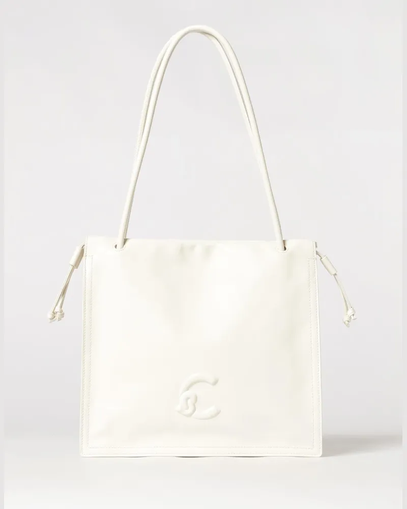 Coccinelle Dulse Tasche aus Leder Weiß