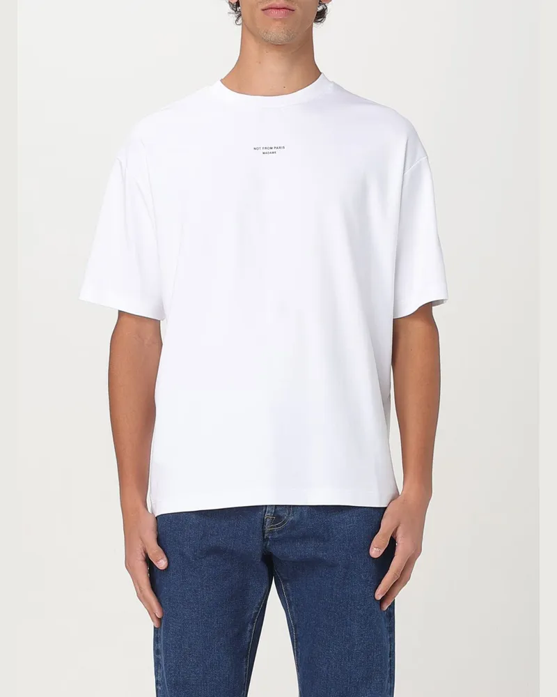 Drôle de Monsieur T-shirt herren Drole De Monsieur Weiß