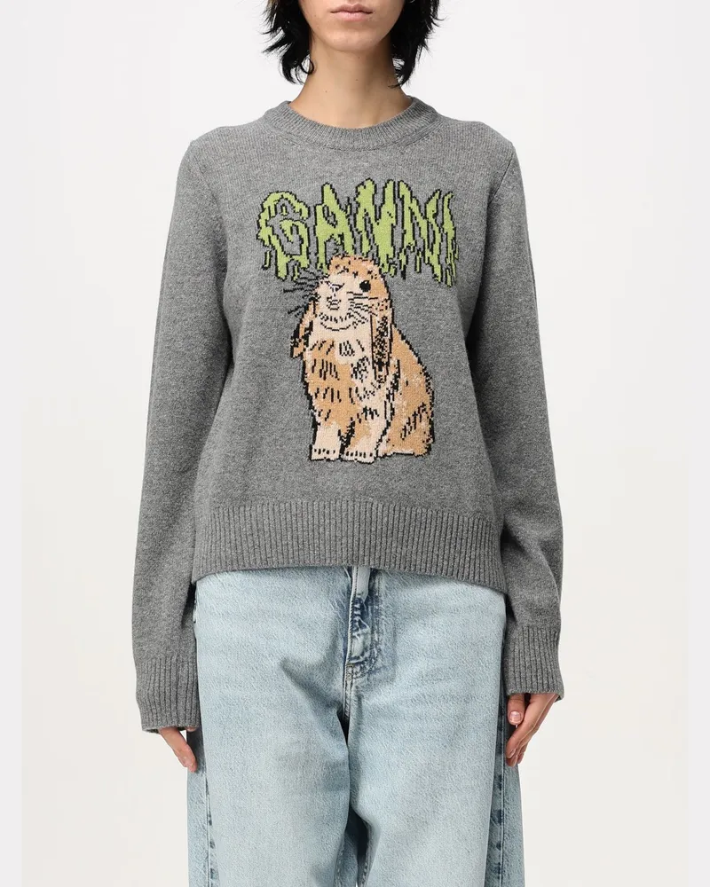 Ganni Pullover damen Grau