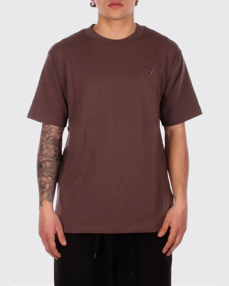 New Balance T-shirt herren Braun