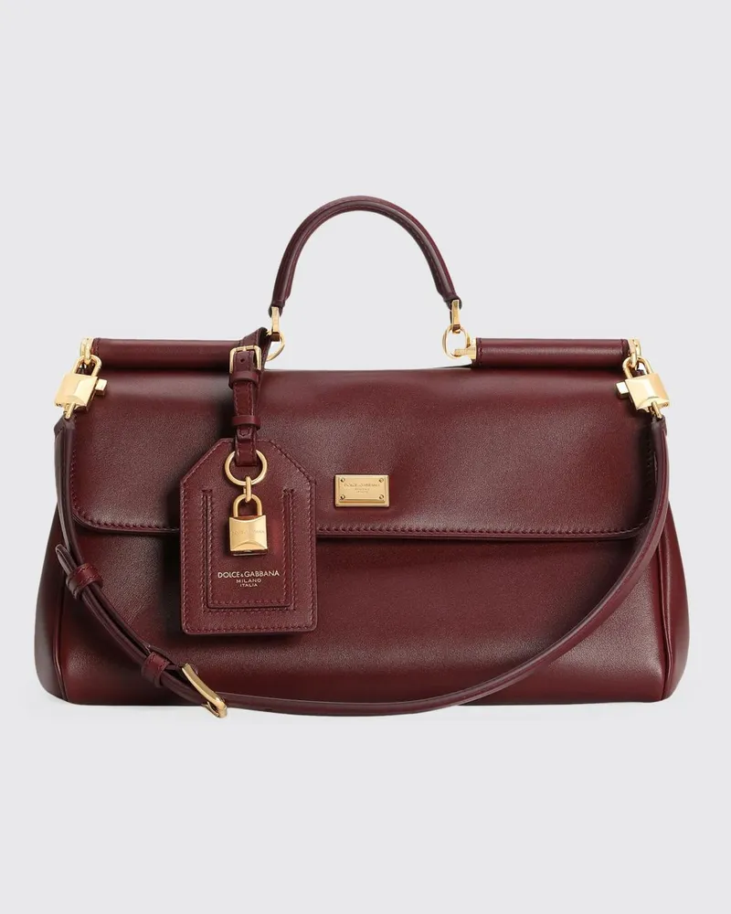 Dolce & Gabbana Handtasche damen Dolce & Gabbana Burgunderrot