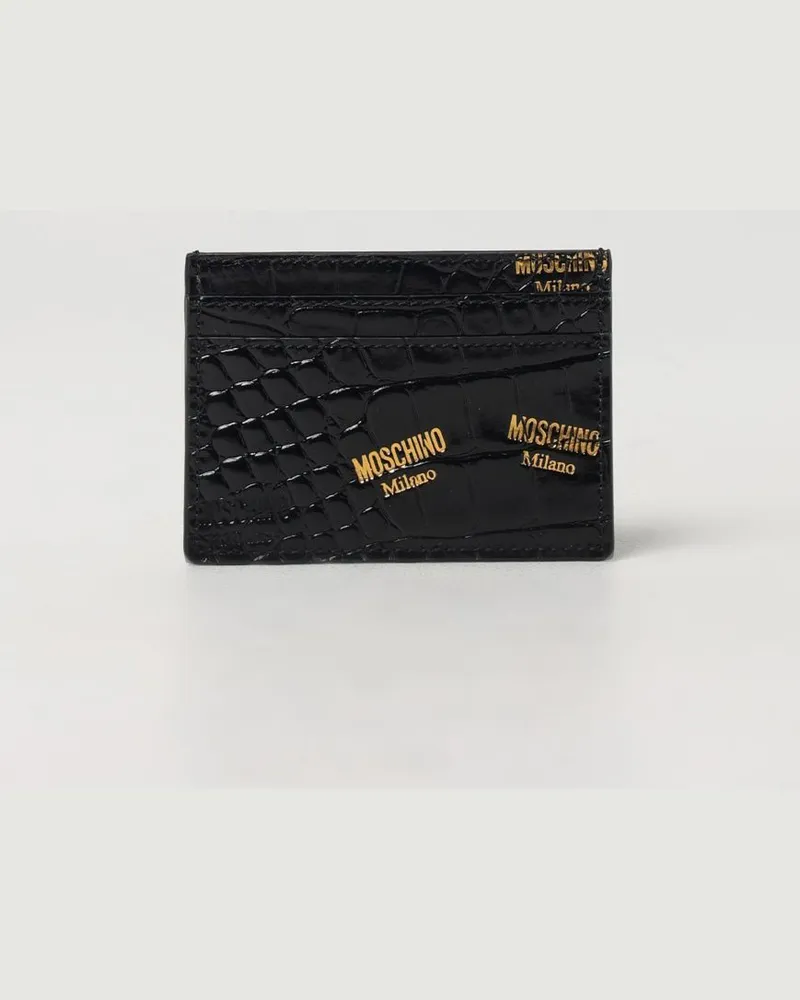 Moschino Portmonnaie herren Schwarz