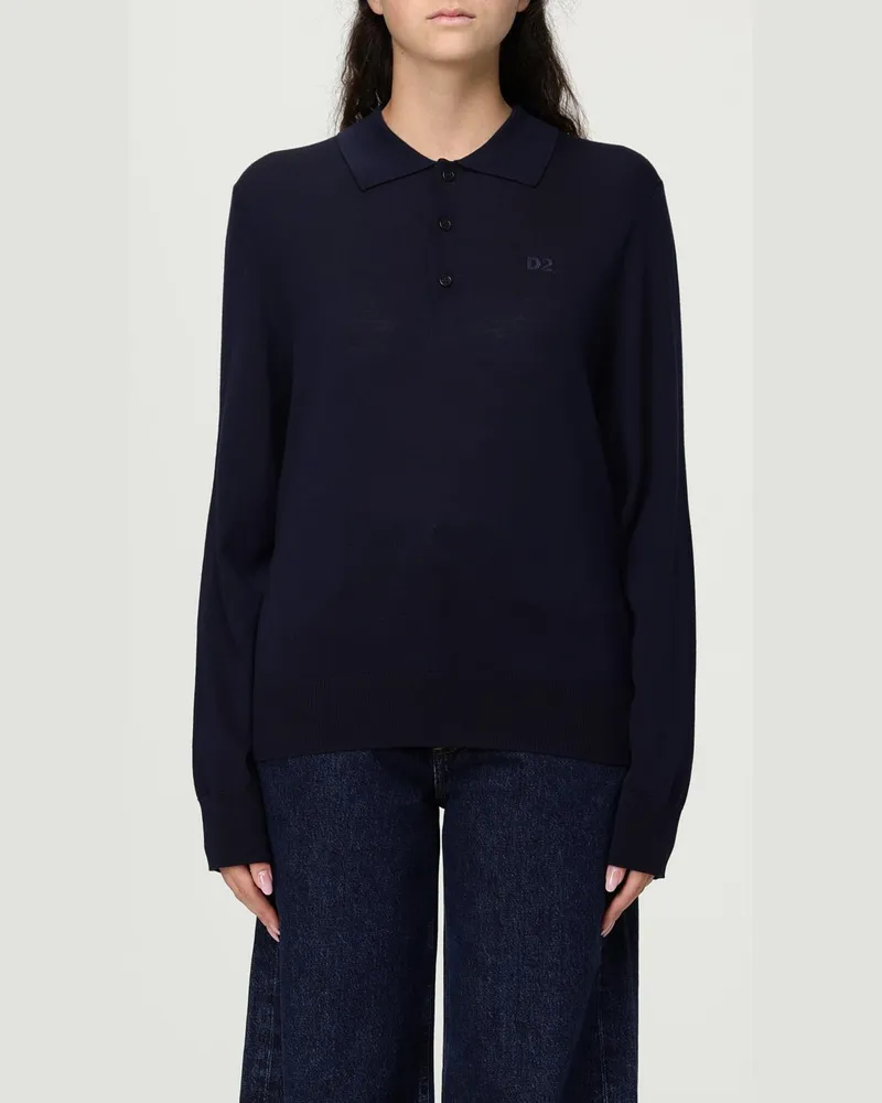Dsquared2 Polo damen Blau