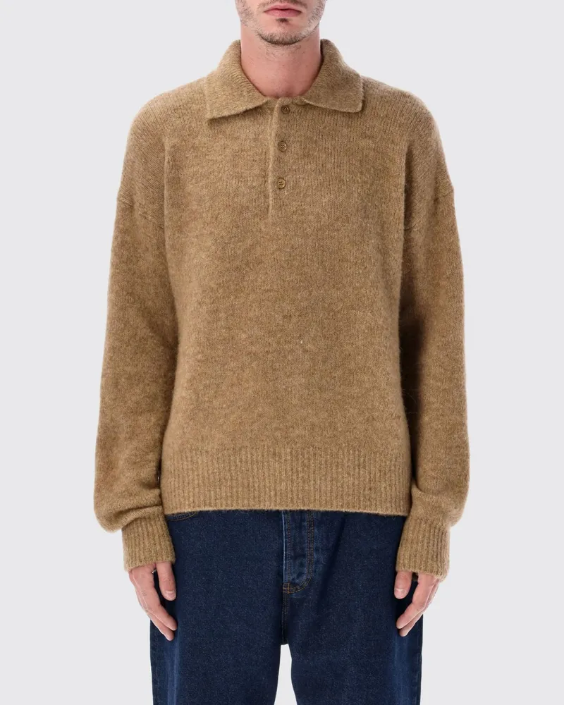 AMI Paris Polo herren Braun