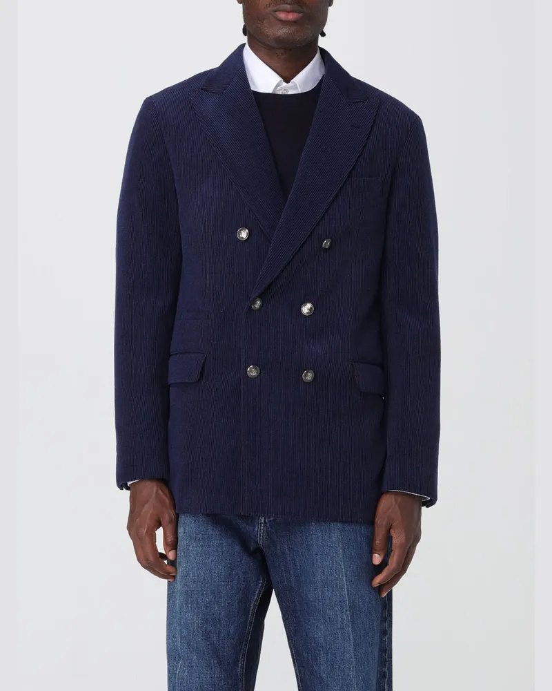 Brunello Cucinelli Blazer herren Blau