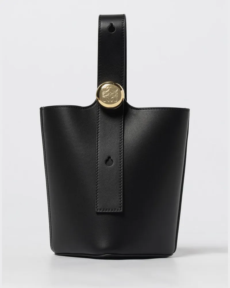 Loewe Schultertasche damen Schwarz
