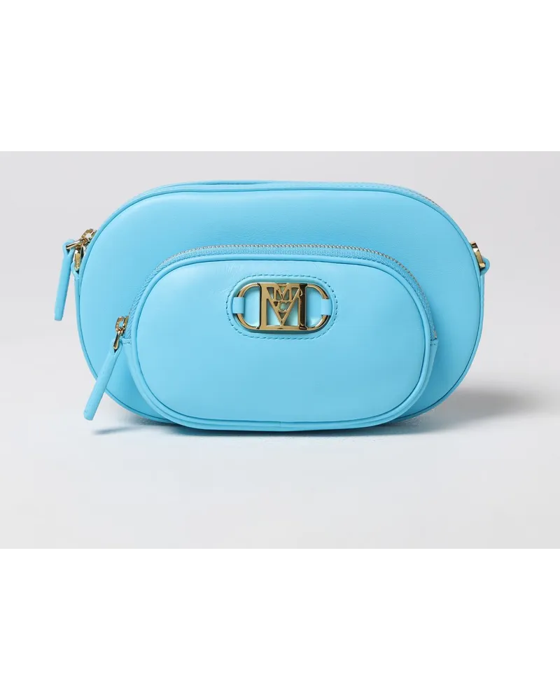 MCM Schultertasche damen Hellblau