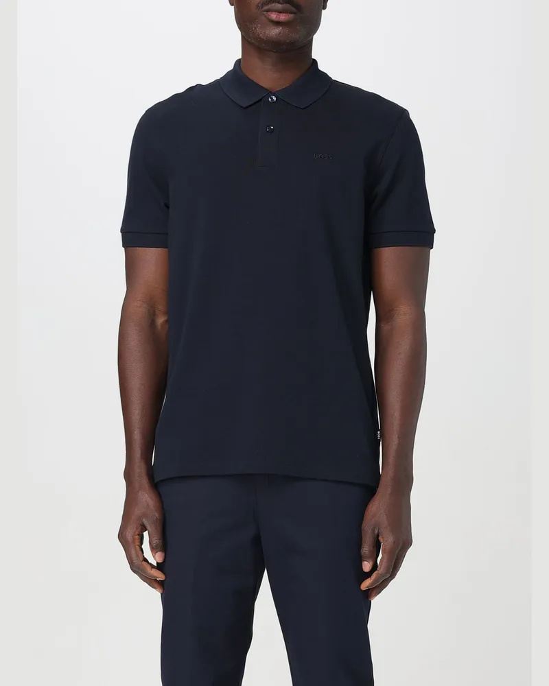 HUGO BOSS Polo herren Blau