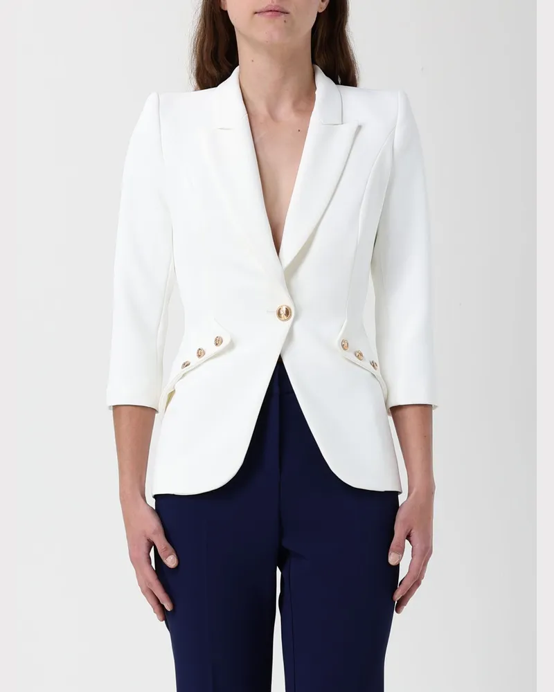 Elisabetta Franchi Blazer damen Ivory