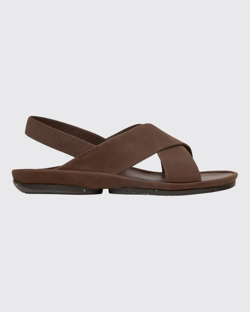 Camper Right Isla Sandalen aus Wildleder Braun