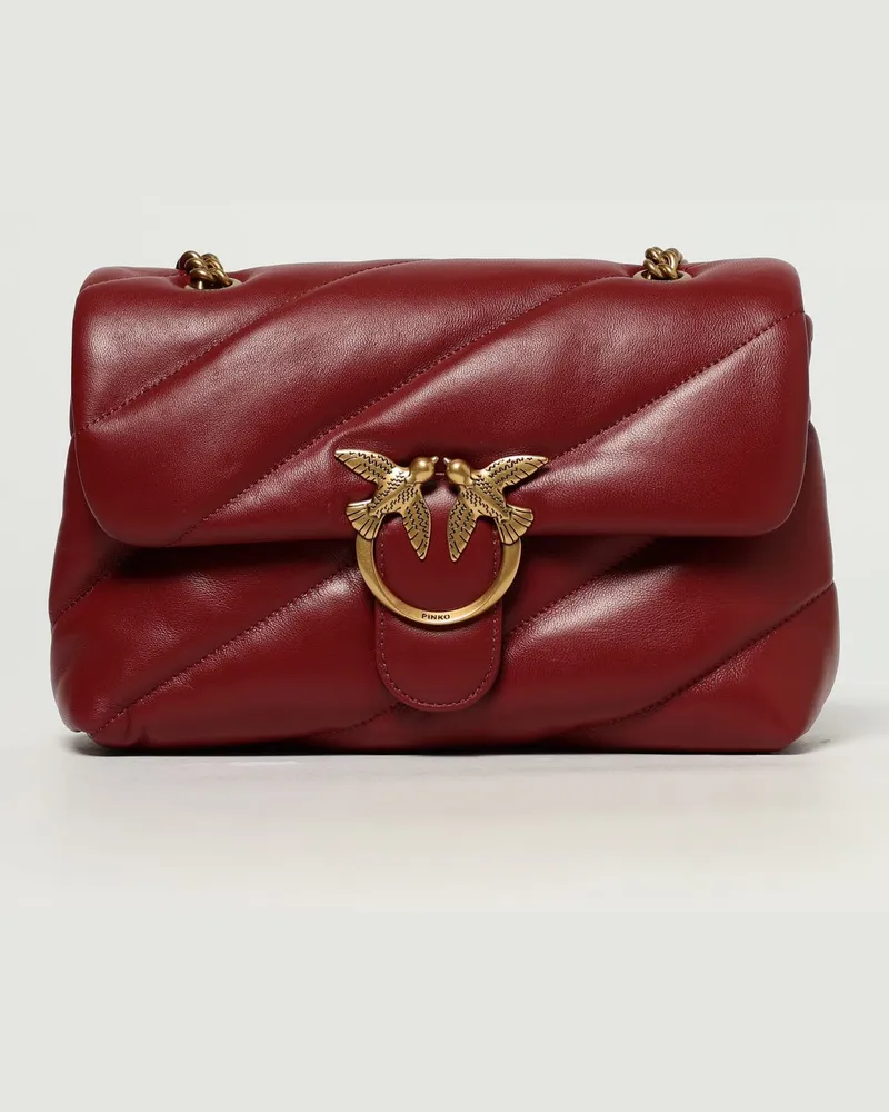Pinko Schultertasche damen Burgunderrot