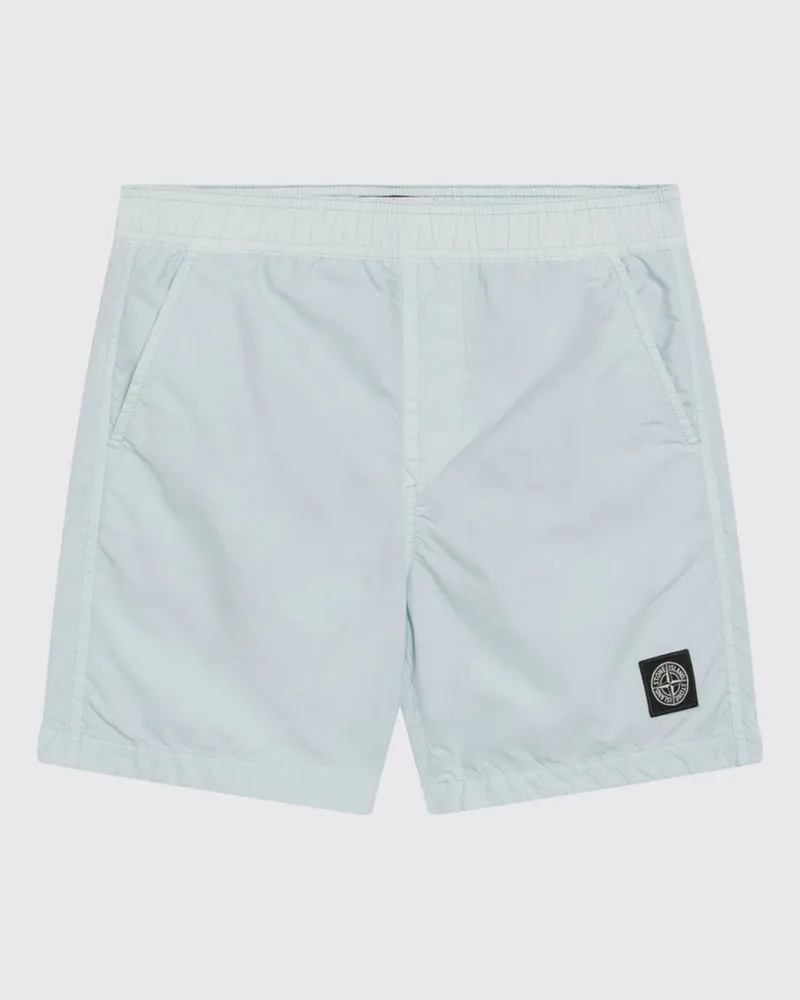 Stone Island Nylon-Shorts Blau