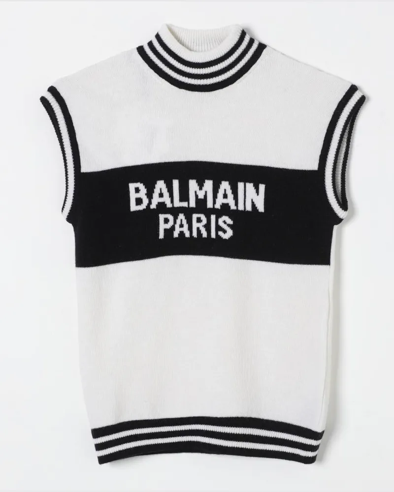 Balmain Pullover kinder Ivory