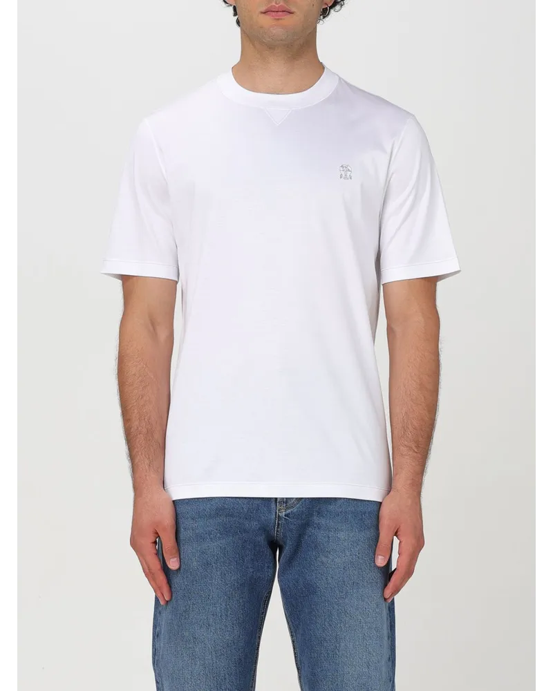 Brunello Cucinelli T-shirt herren Weiß