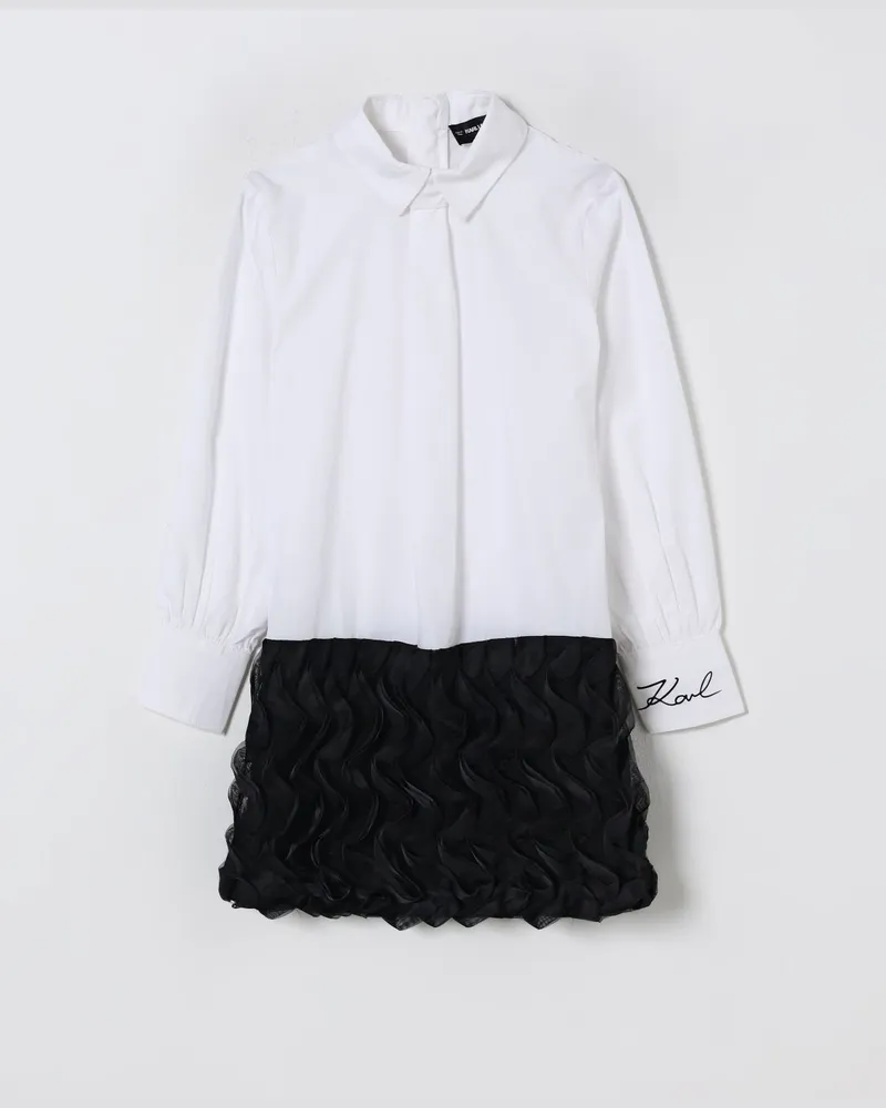 Karl Lagerfeld Kleid kinder Weiß