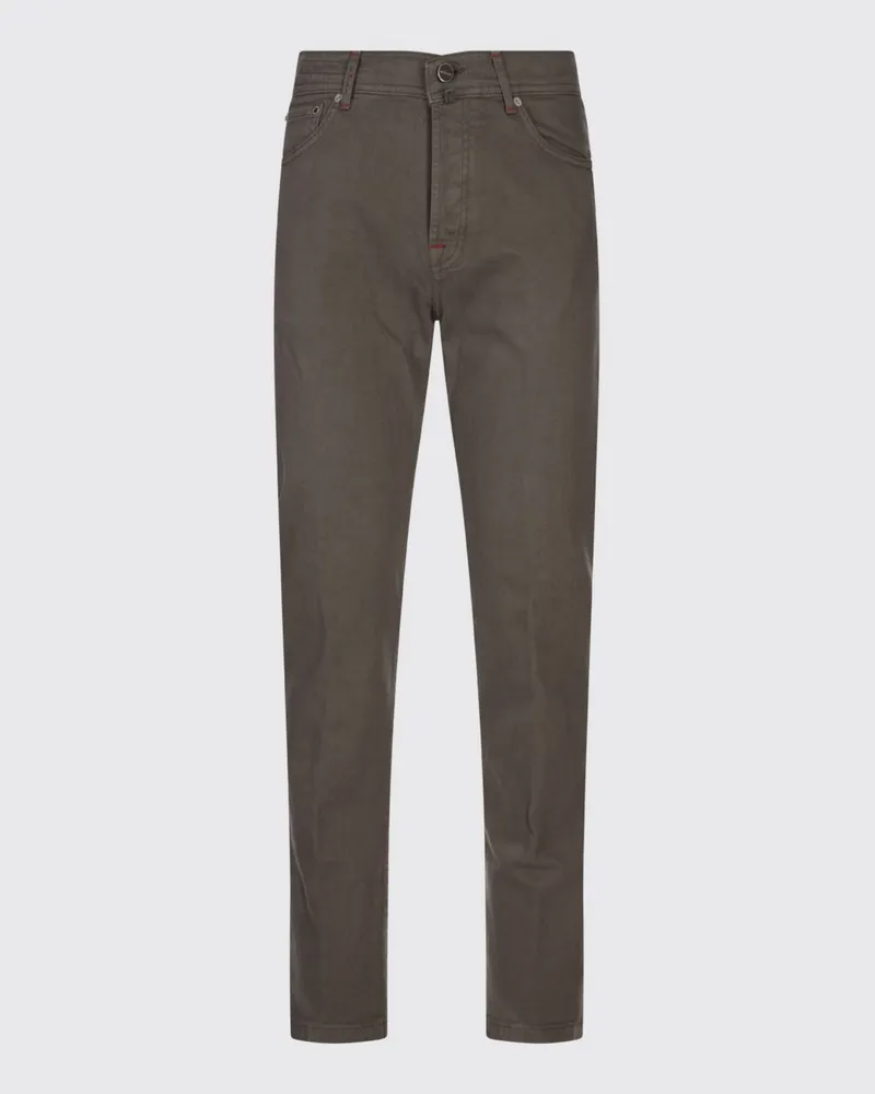 Kiton Hose herren Braun