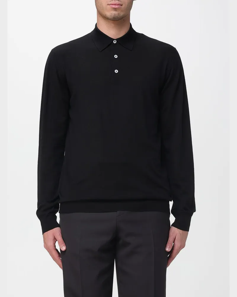 LARDINI Polo herren Schwarz