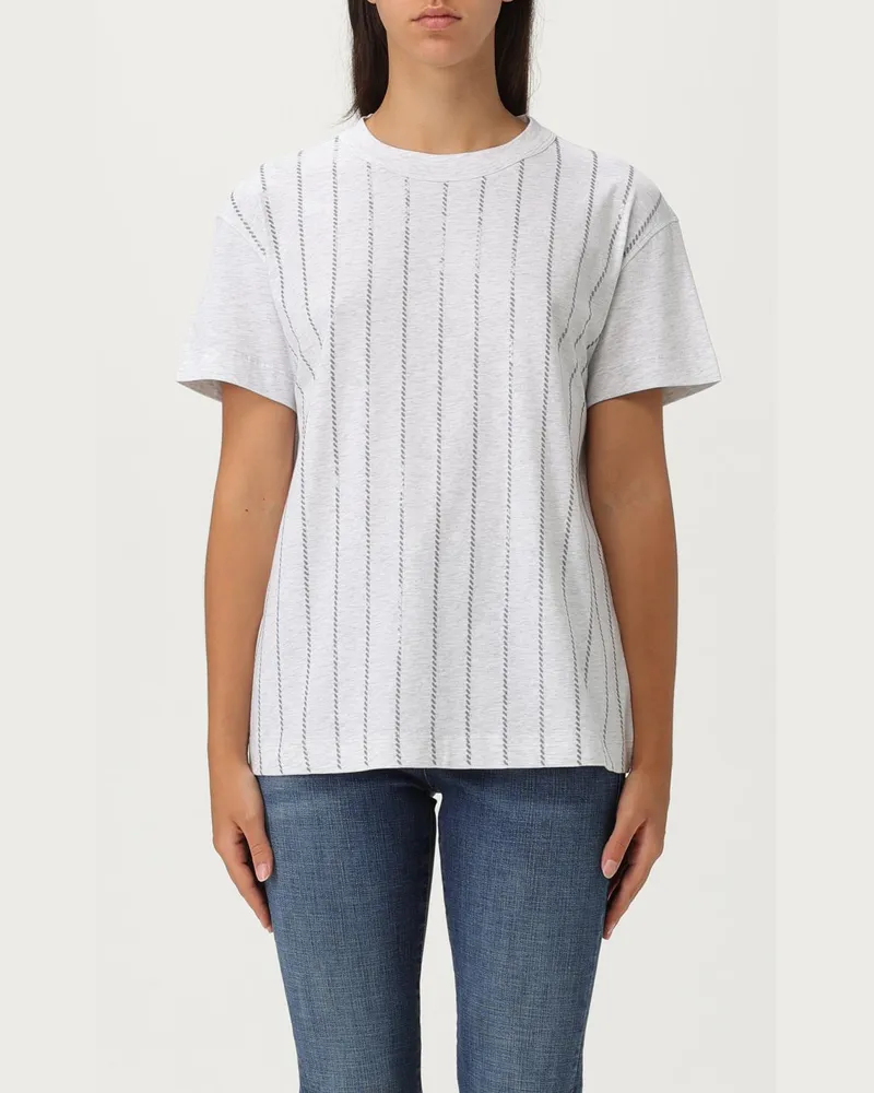 Brunello Cucinelli T-shirt damen Perle