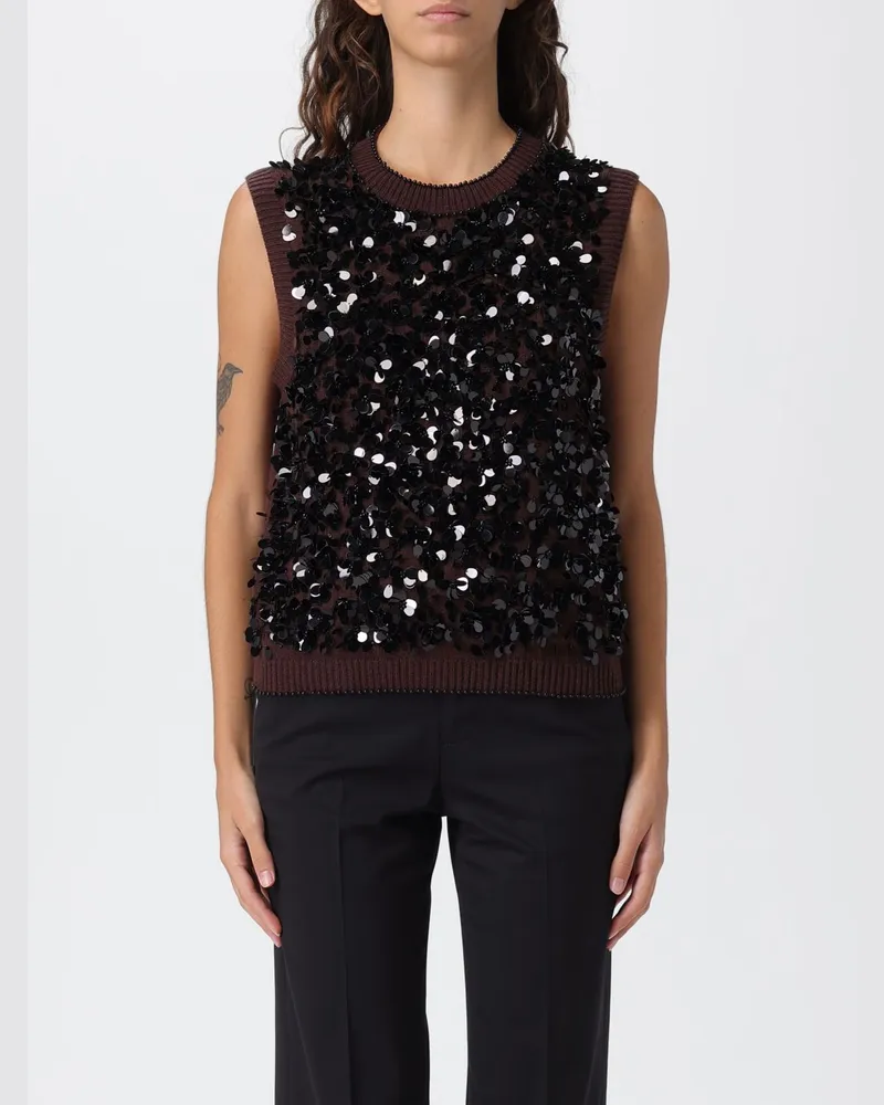 Semicouture Pullover damen Braun