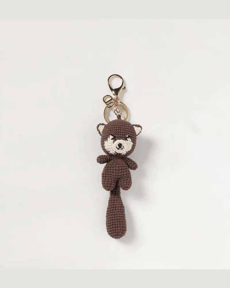 Twin-Set Schlüsselanhänger damen Braun