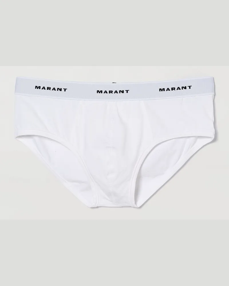Isabel Marant Stretch-Baumwollslips Weiß