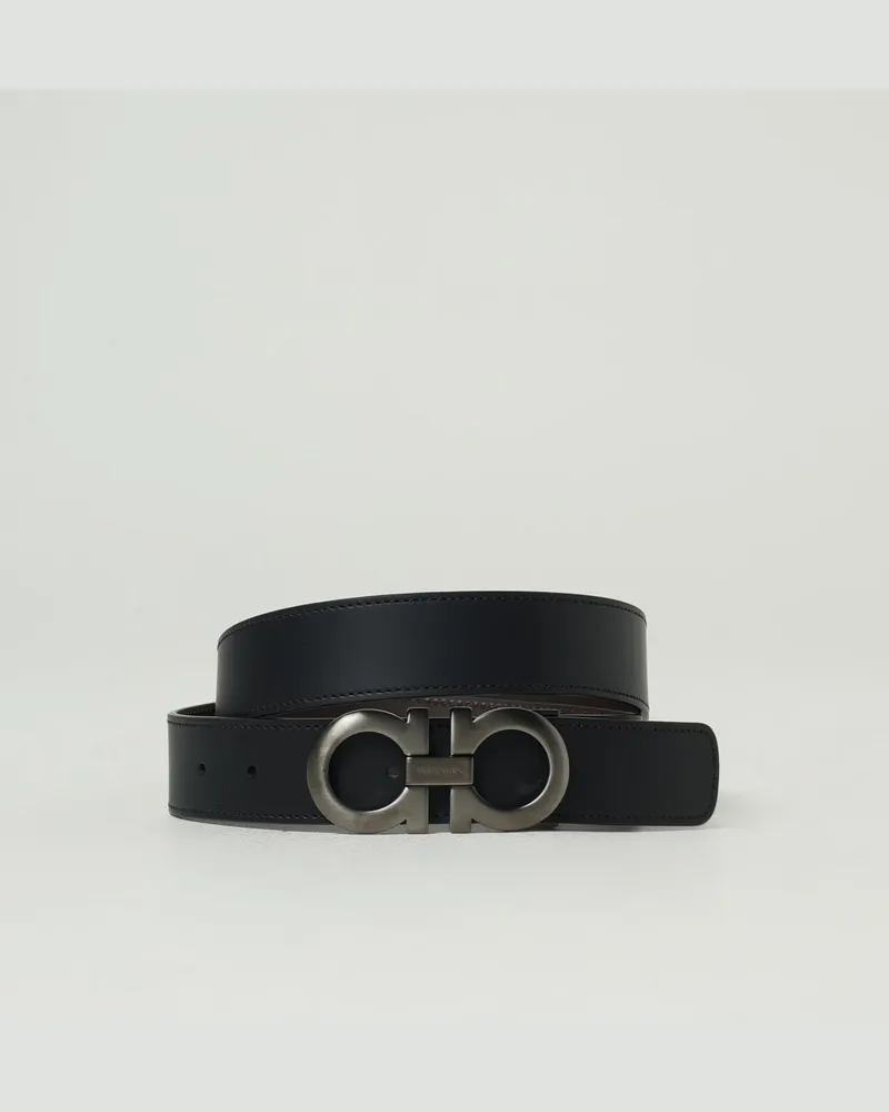 Ferragamo Grtel herren Schwarz