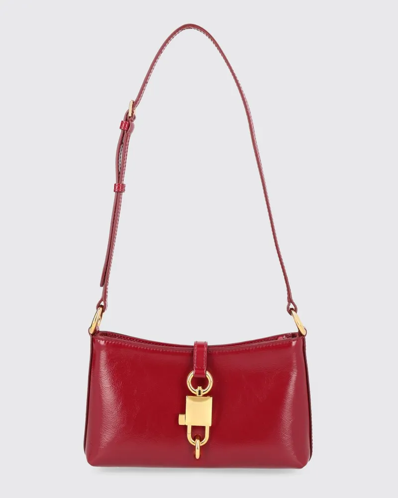 Dolce & Gabbana DOLCE  GABBANA Lock Ledertasche Dolce & Gabbana Burgunderrot