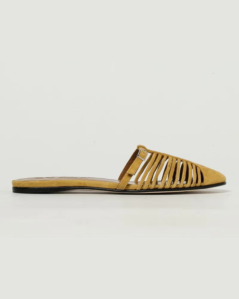 by FAR Flache sandalen damen Gelb