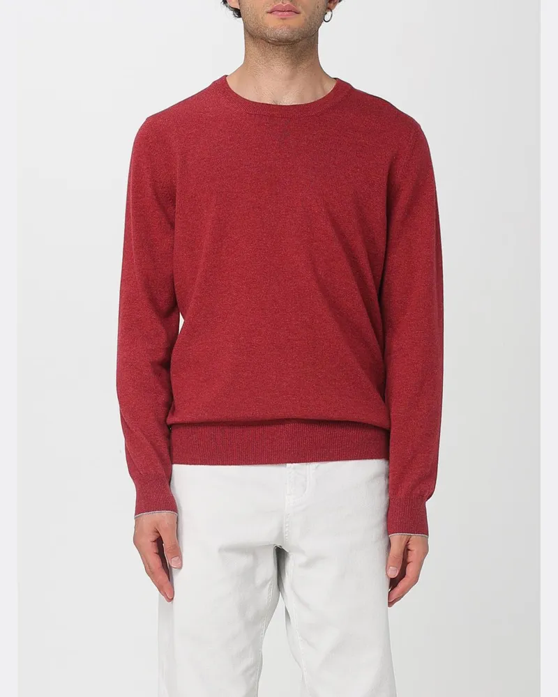 Brunello Cucinelli Pullover herren Crimson