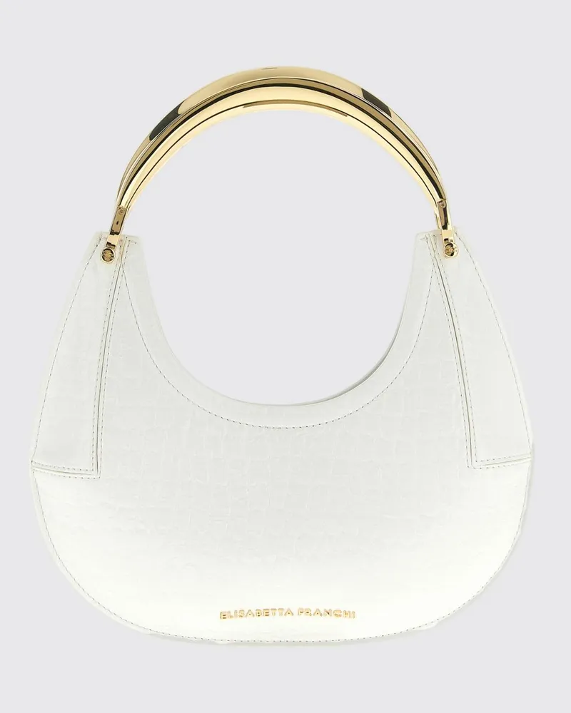 Elisabetta Franchi Schultertasche damen Weiß
