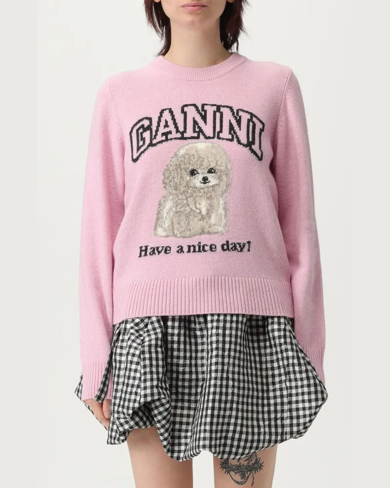 Ganni Pullover damen Pink