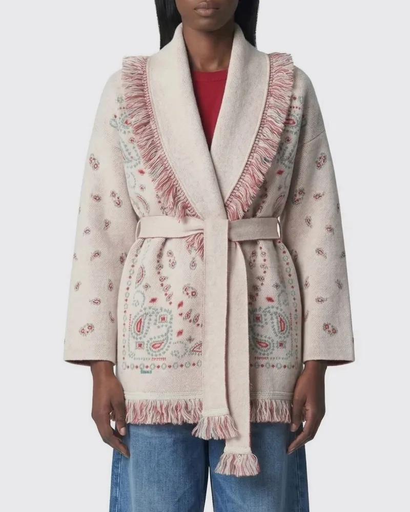 Alanui Strickjacke damen Cream