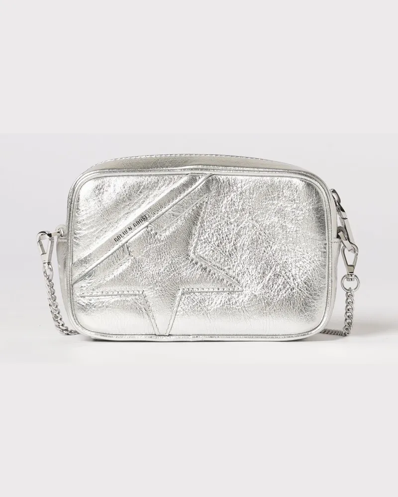 Golden Goose Schultertasche damen Silber