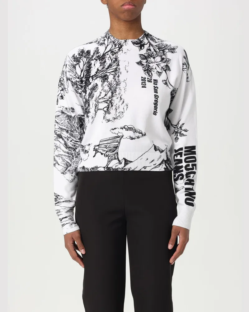 Moschino Pullover damen Weiß