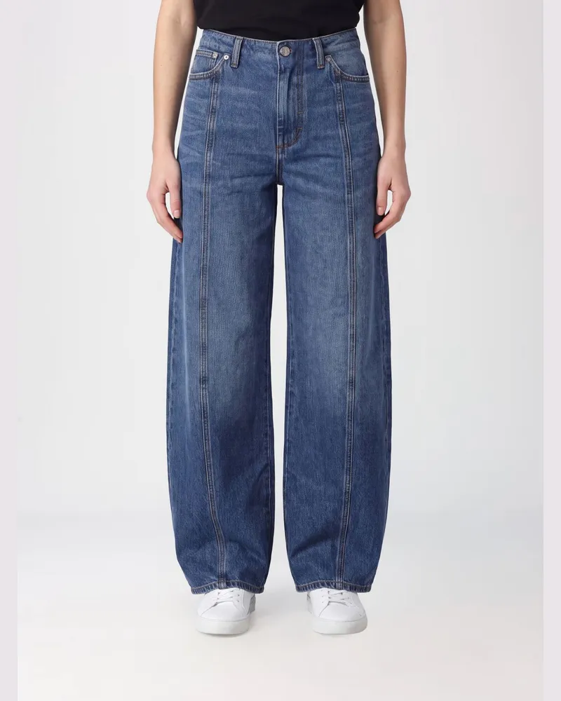 SPORTMAX Dora Palazzo Baumwoll-Denim-Jeans Denim