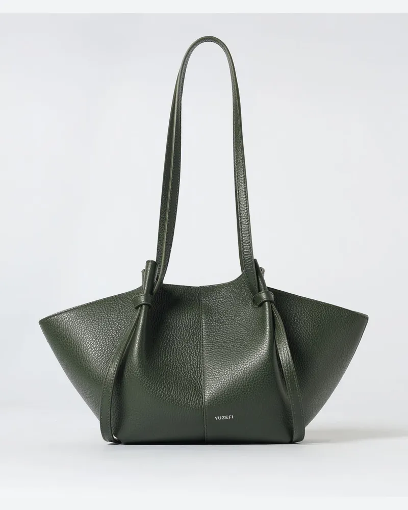 YUZEFI Schultertasche damen Flaschengrün