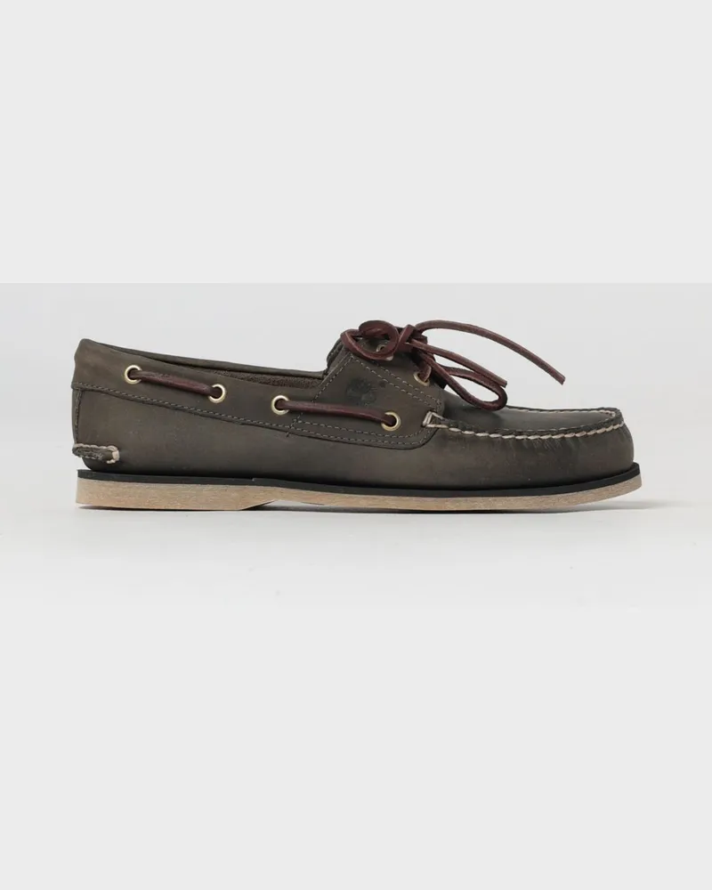 Timberland Classic 2-Eye Bootsschuh aus geöltem Leder Grau