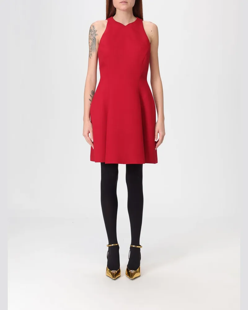 Versace Kleider damen Burgunderrot