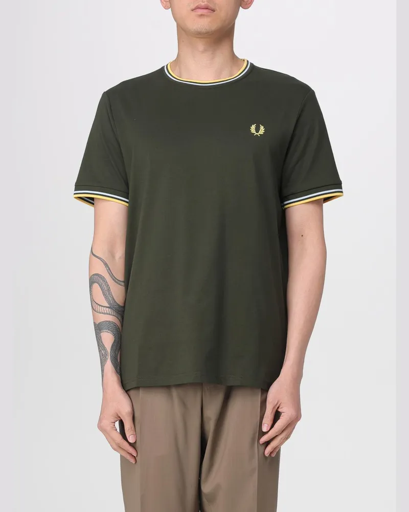 Fred Perry T-shirt herren Sauergrün