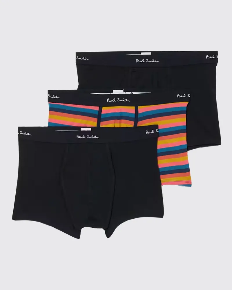 Paul Smith 3er-Set Baumwollboxer Schwarz