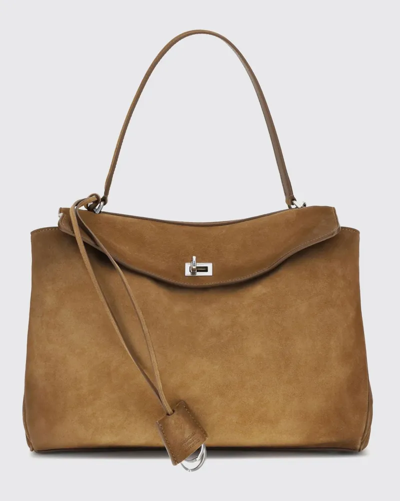 Balenciaga Schultertasche damen Kakao